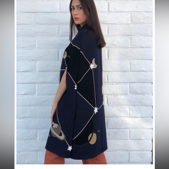 Valentino Wool Constellation Cape, S - Picture 3 of 9